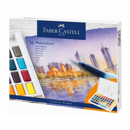 Beula Arkitec: Set x 36 Pastillas Acuarelables Studio Faber - Castell