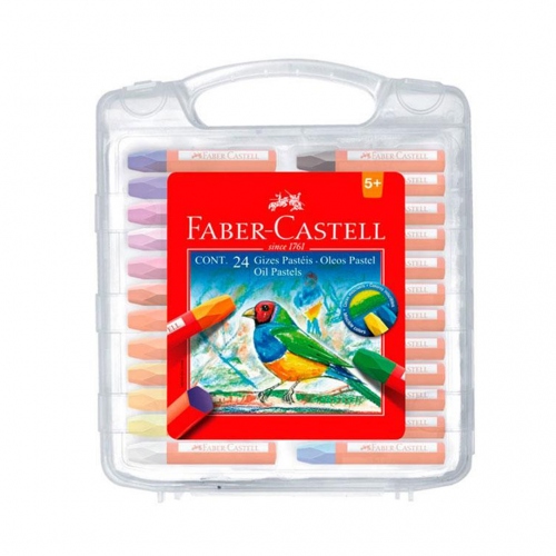 Beula Arkitec: Set x 24 Óleo Pastel Faber Castell