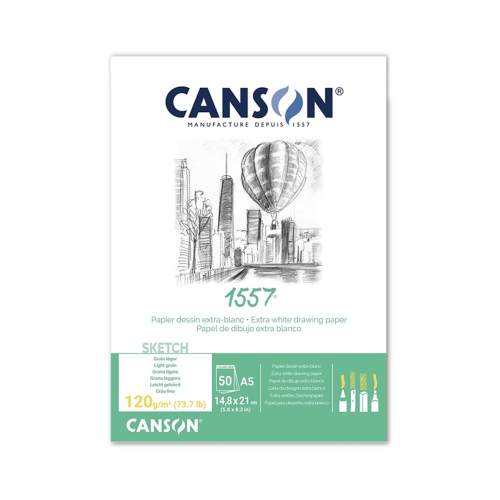 Cuaderno De Dibujo Canson Dessin 1557 A4 180 Grs Blanco